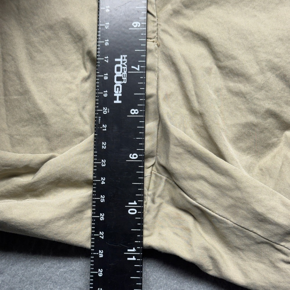J. Crew Chino City Fit Pants Womens 10 Khaki Tan Cotton Cropped Cuffed Capris - Picture 5 of 7